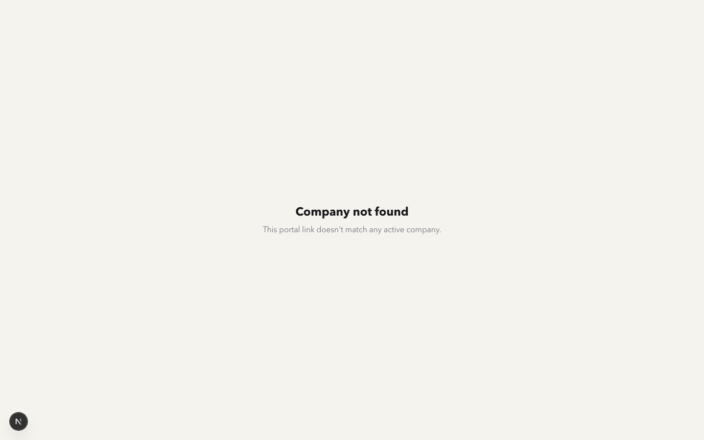 PestPilot customer portal login screen